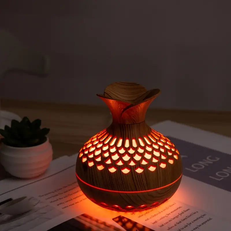Diffuser Wood Style with Cutout LED Light | Ultrasonic