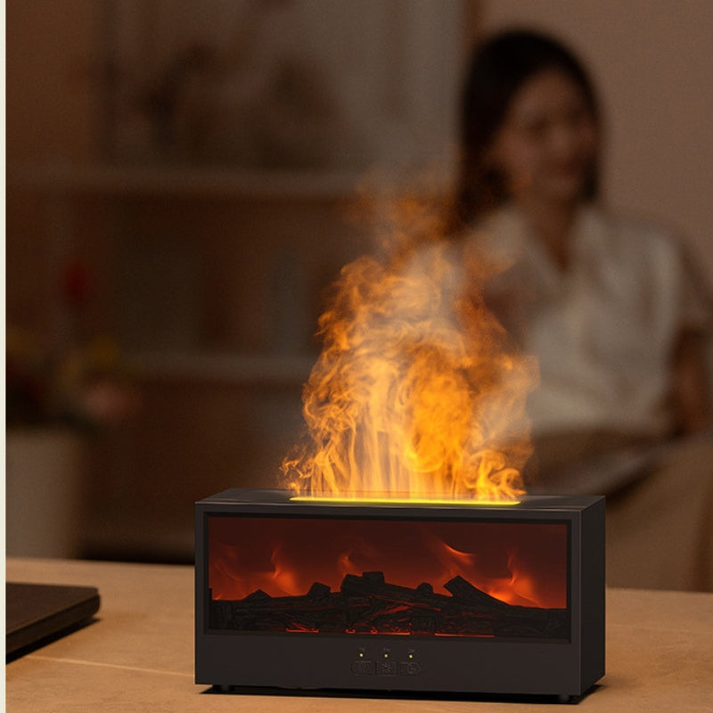 Diffusers Flame Fireplace with Remote Control | Aromatherapy