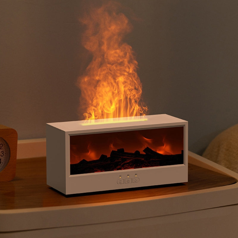 Diffusers Flame Fireplace with Remote Control | Aromatherapy