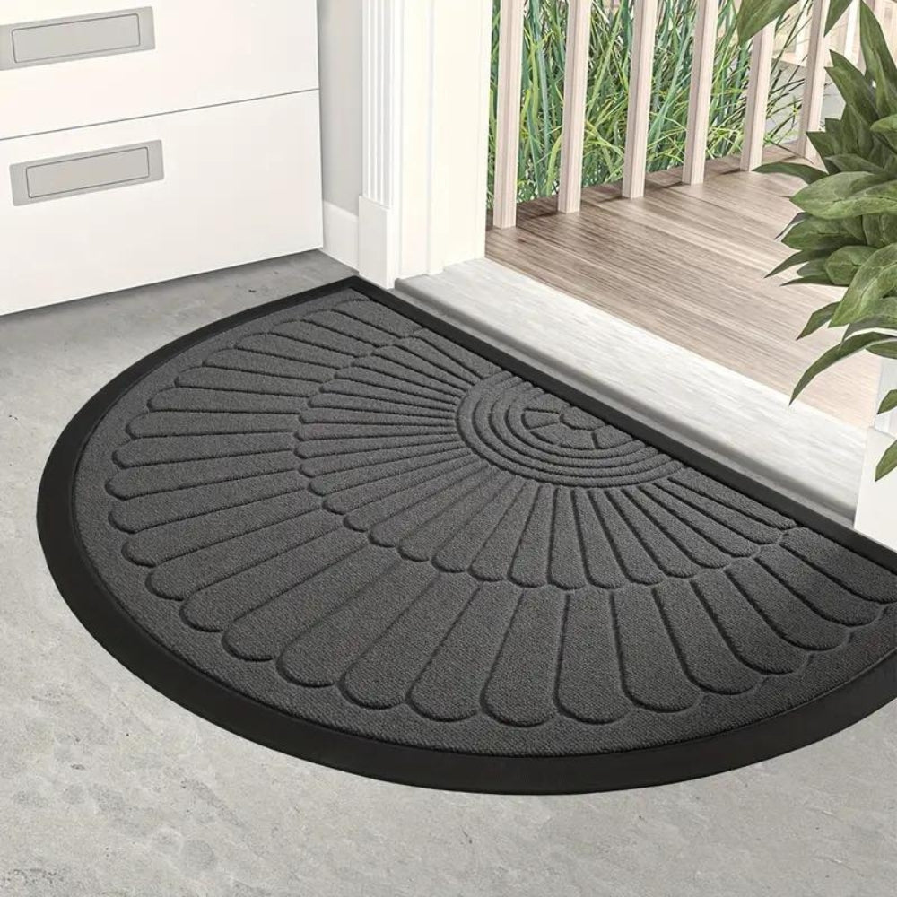Door Mat for Entrance with Fan Design | Half Round