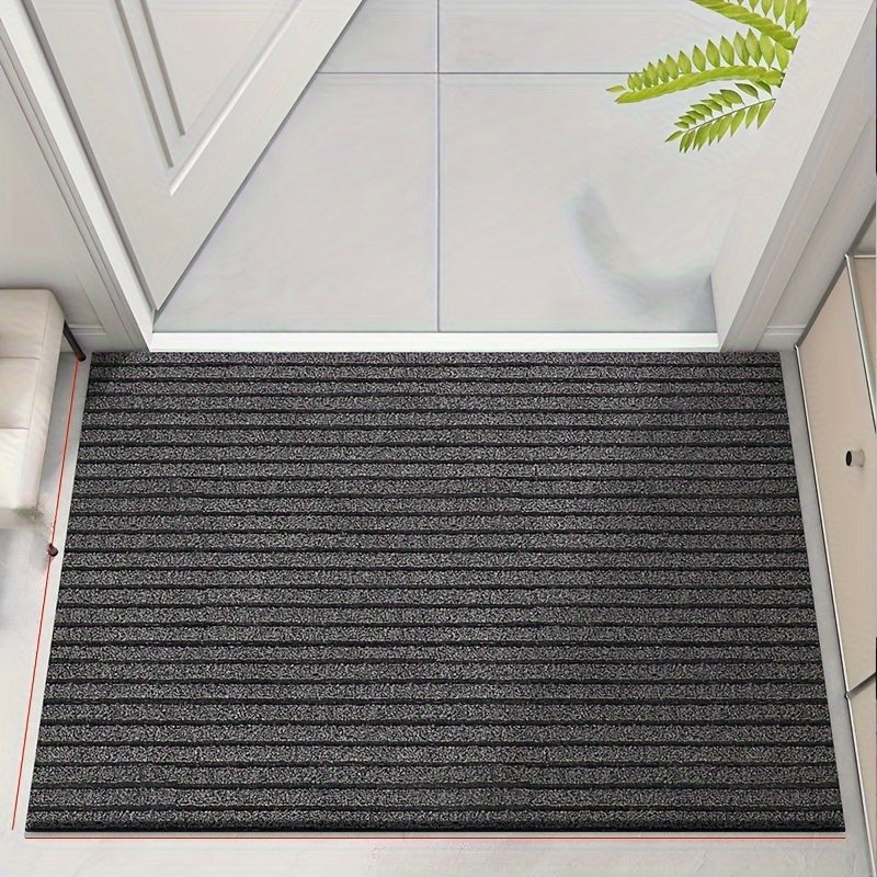 Doormat for Entrance Indoor & Outdoor with Ribbed Design | All-Season