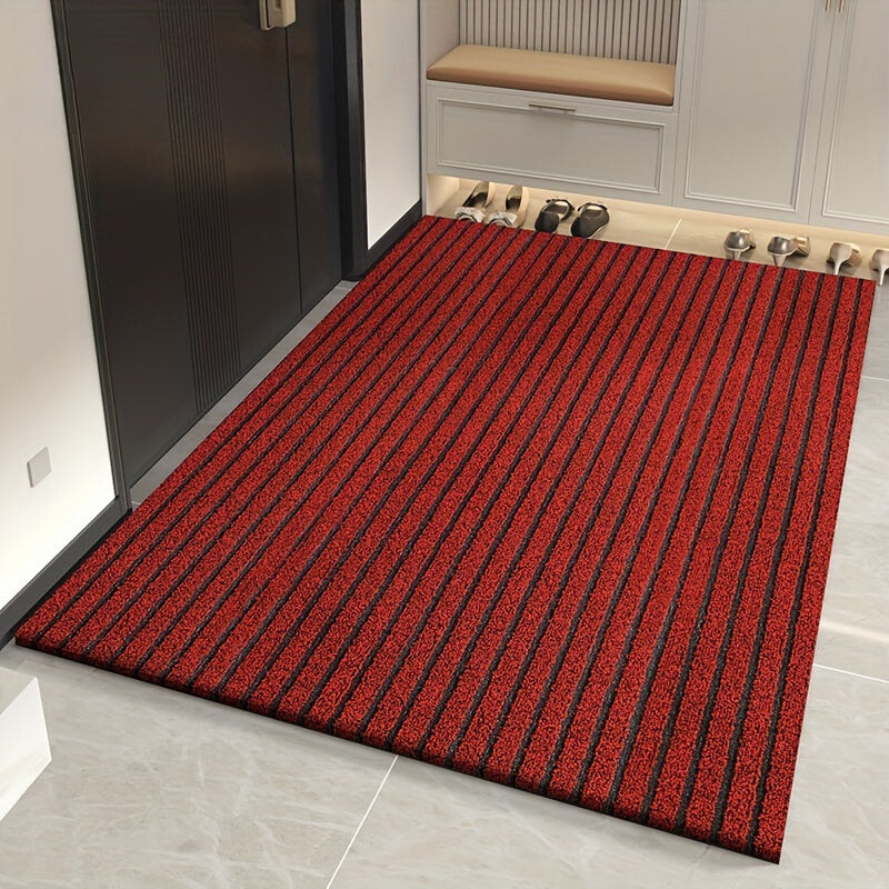 Doormat for Entrance Indoor & Outdoor with Ribbed Design | All-Season