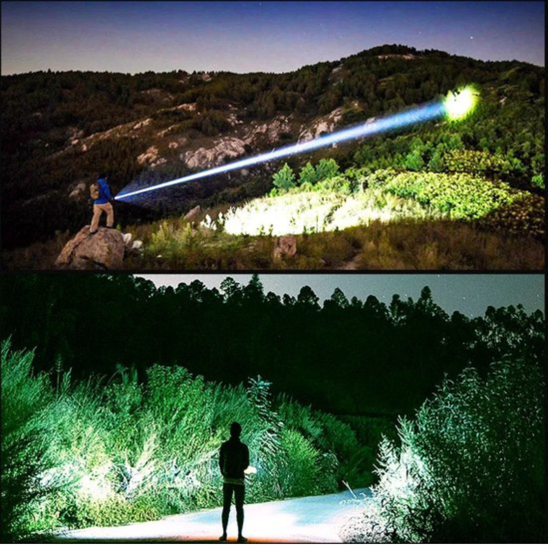 Flashlights Tactical with LCD Display | USB