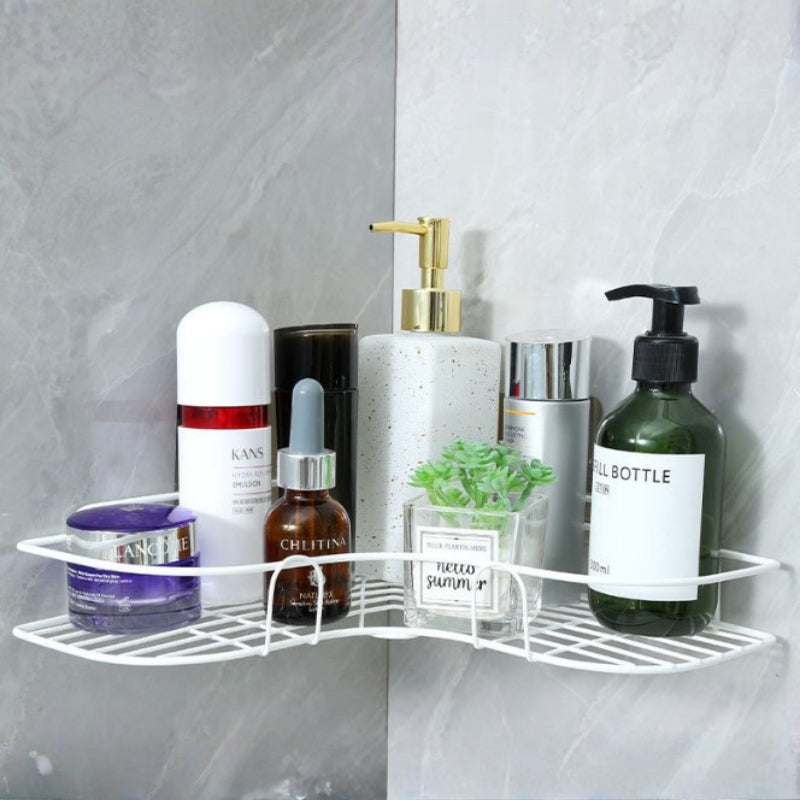 Floating Shelves Corner Shower Caddy | No-Drill