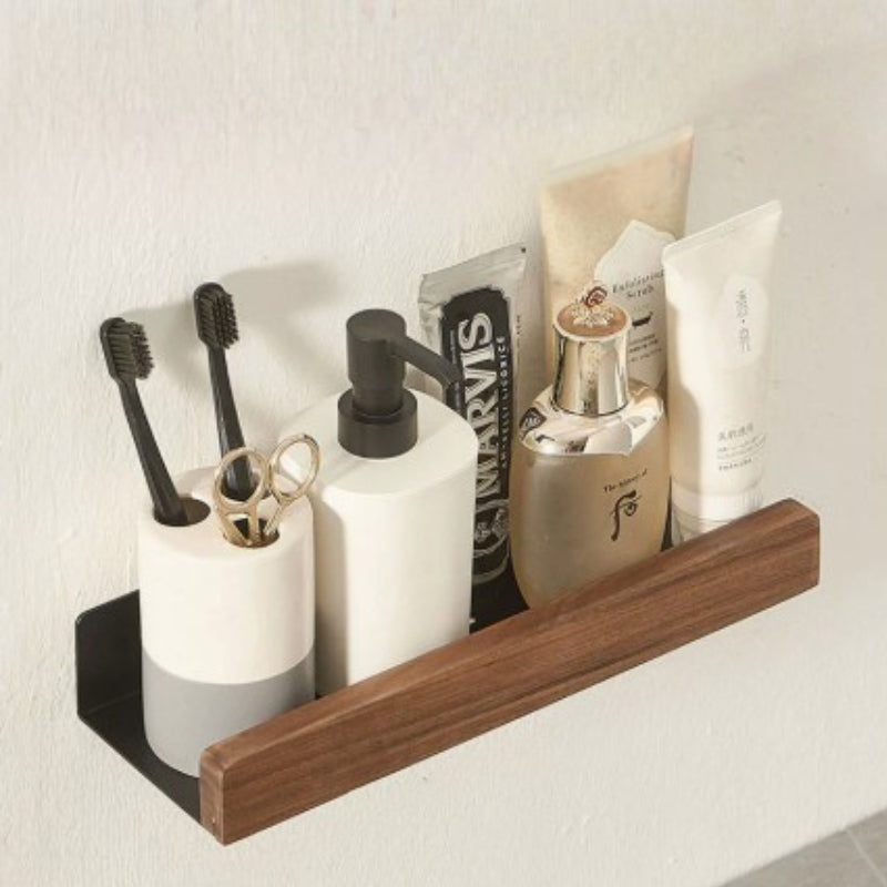 Floating Shelves Wood with Bracket | Bathroom