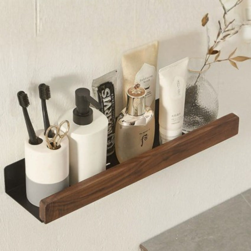 Floating Shelves Wood with Bracket | Bathroom