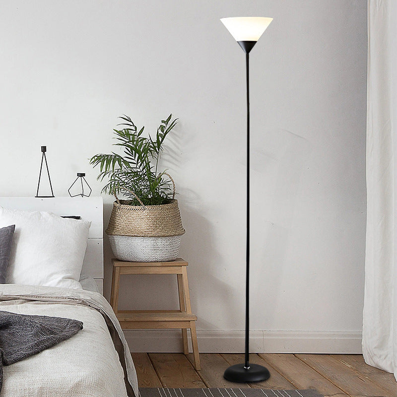 Floor Lamp with Cone Shade for Living Room | Tall