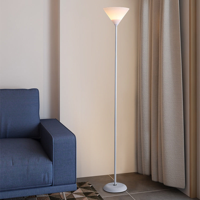 Floor Lamp with Cone Shade for Living Room | Tall