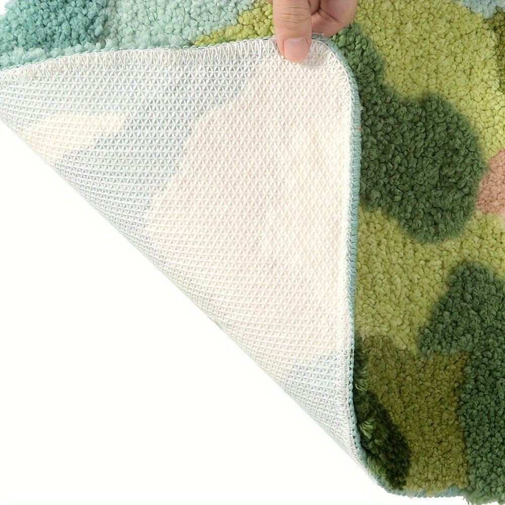 Fluffy Washable Rug with Tufted Design for Bathroom | Scenic