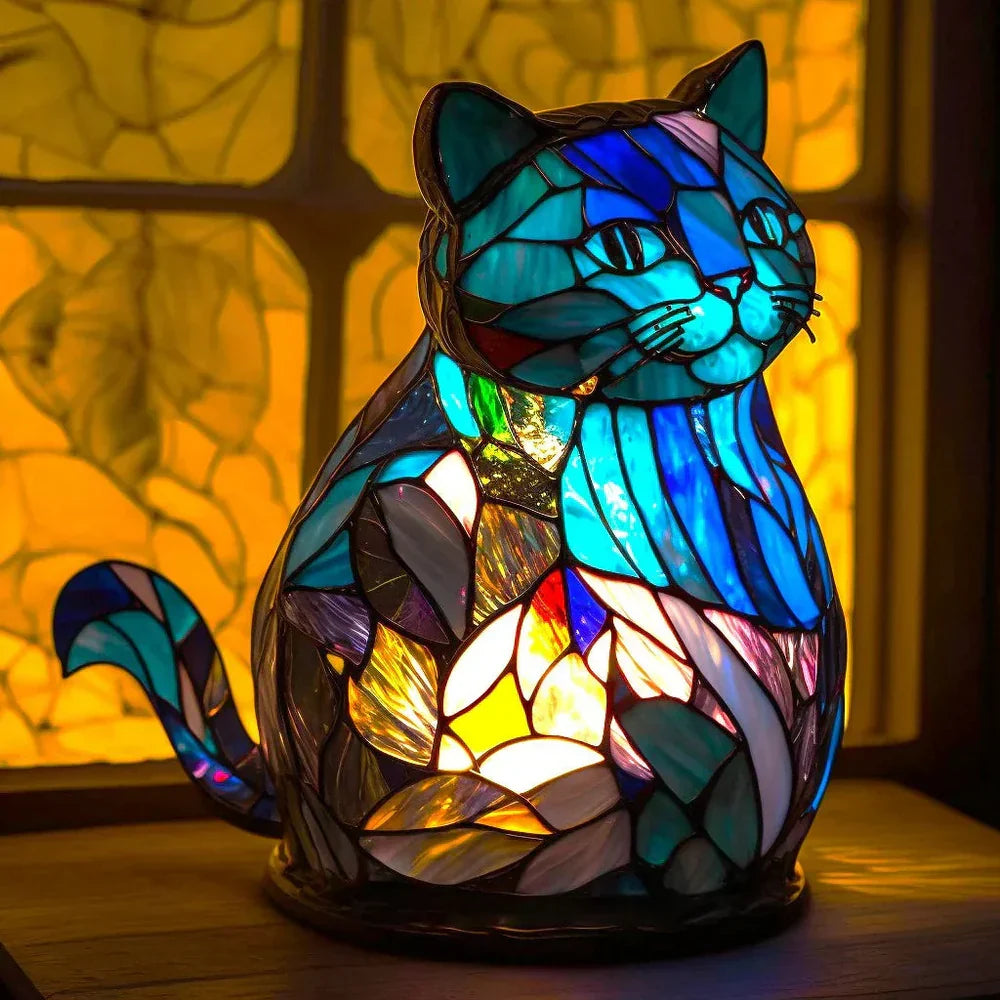 Gift Decor Animal Lamp LED Light | Tiffany Style