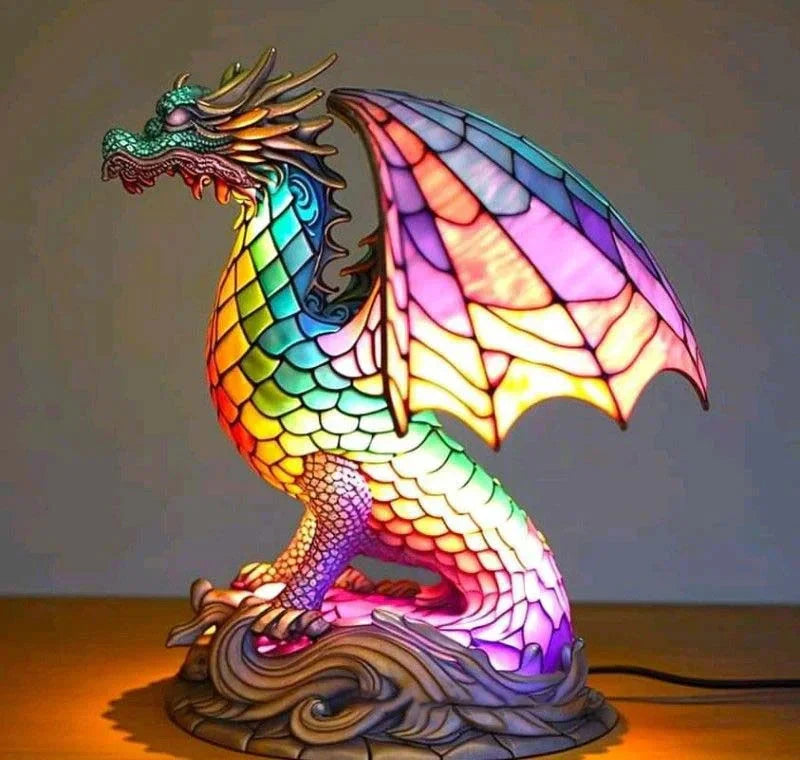 Gift Decor Animal Lamp LED Light | Tiffany Style