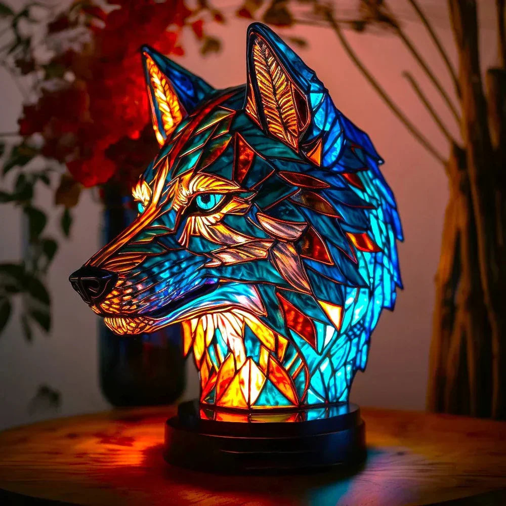 Gift Decor Animal Lamp LED Light | Tiffany Style
