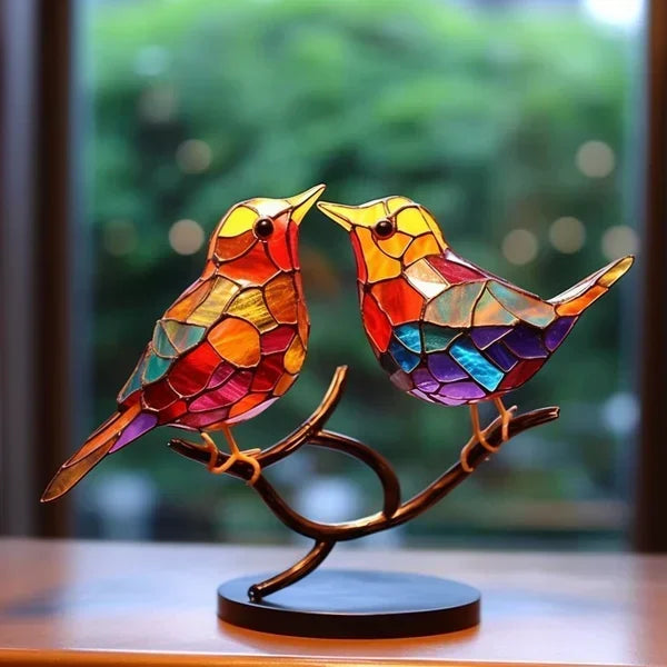 Gift Decor Birds on Branch Statue | Figurines