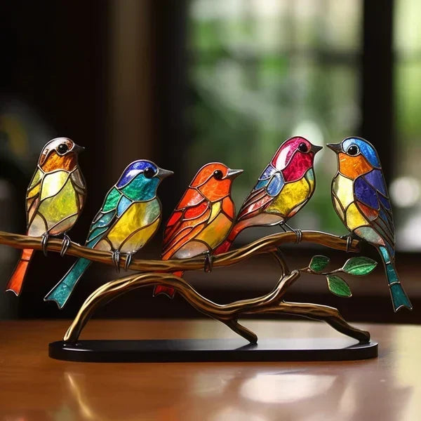 Gift Decor Birds on Branch Statue | Figurines
