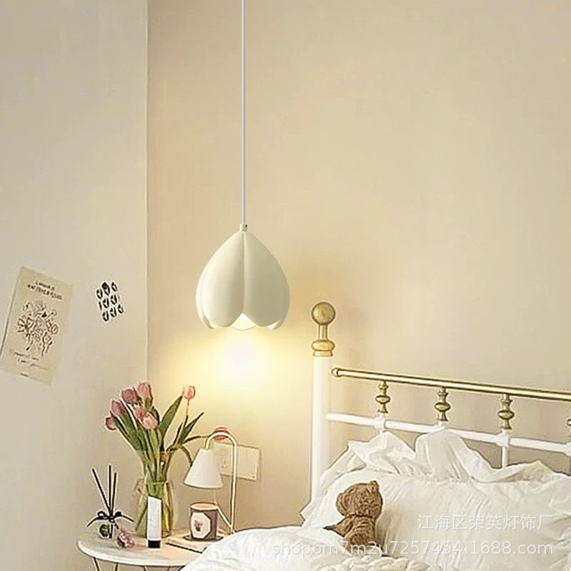 Heart-Petal Pendant Light for Bedroom | LED