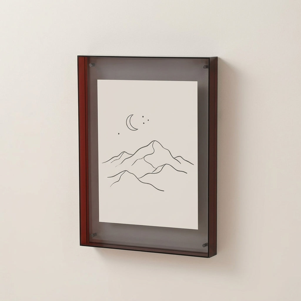 Acrylic Vibrant Edge Picture Frame | Modern