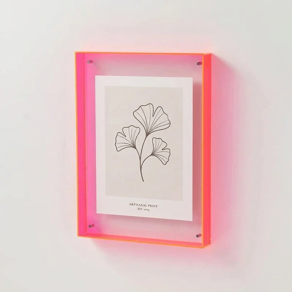 Acrylic Vibrant Edge Picture Frame | Modern