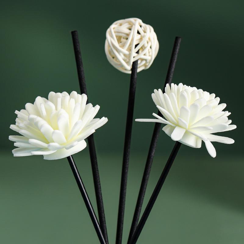 Home Fragrance Reed Diffuser Set with Flower Sticks | Bathroom