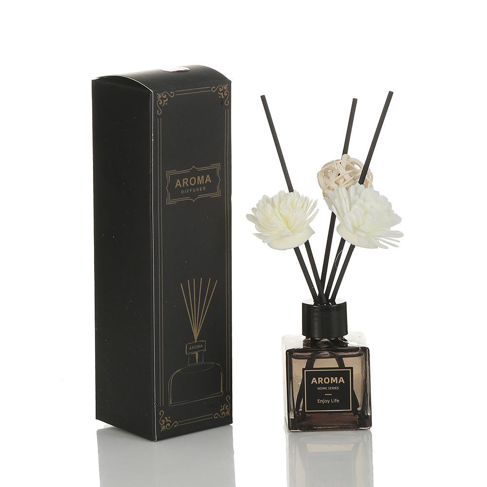 Home Fragrance Reed Diffuser Set with Flower Sticks | Bathroom