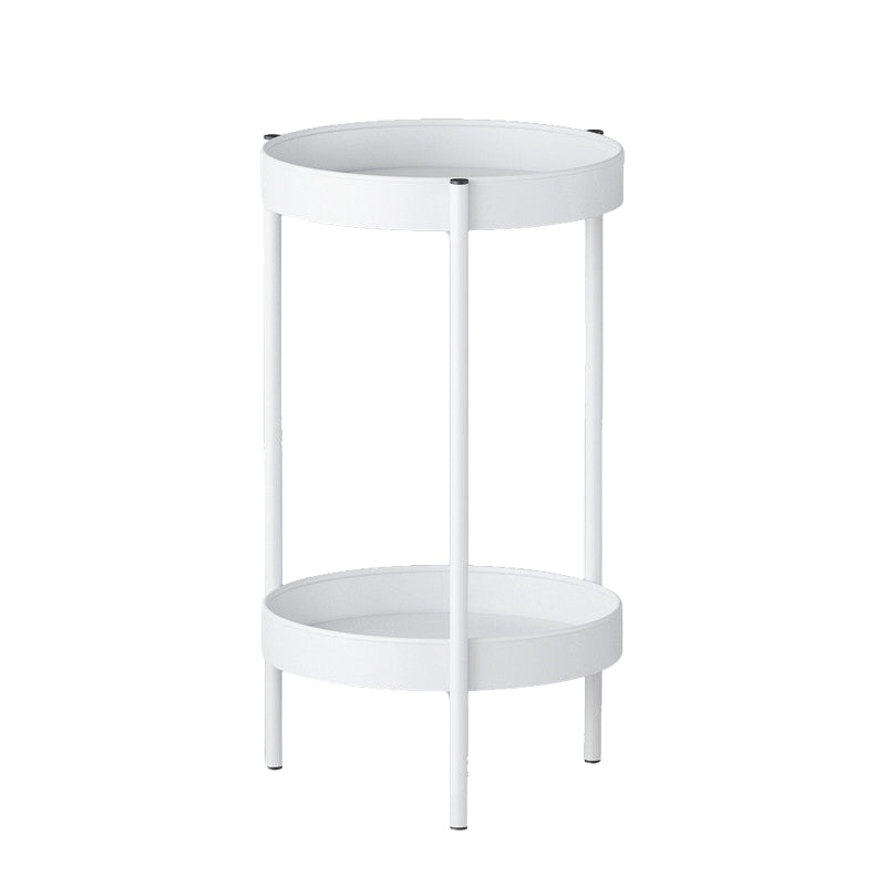 Indoor Plant Stand with Round Trays | 2-Tier
