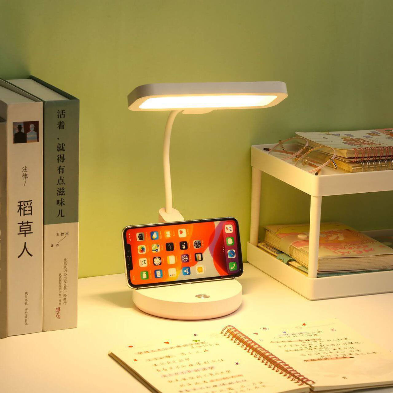 LED Desk Lamp with Flexible Arm for Reading | Adjustable