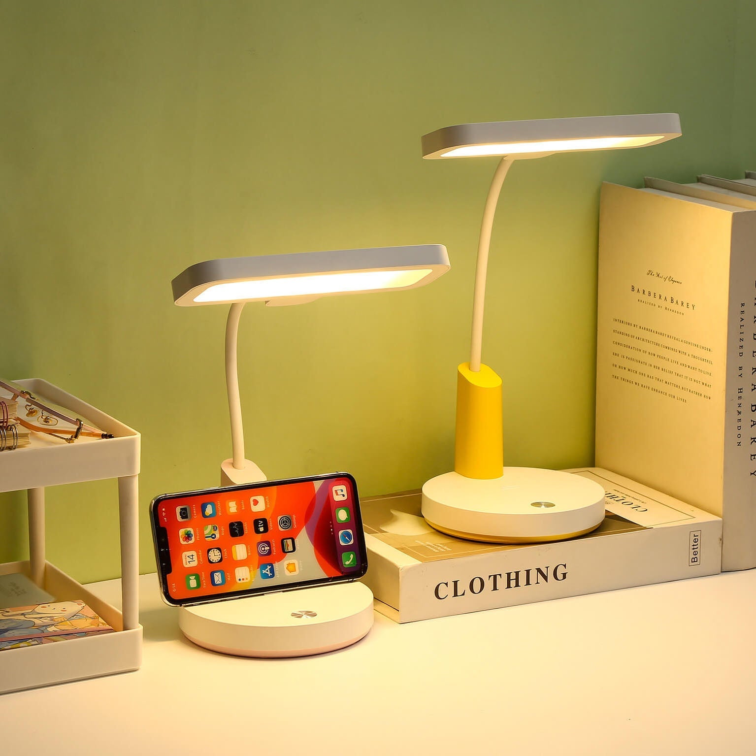 LED Desk Lamp with Flexible Arm for Reading | Adjustable