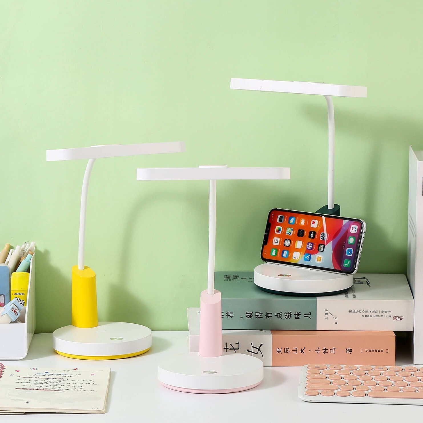 LED Desk Lamp with Flexible Arm for Reading | Adjustable