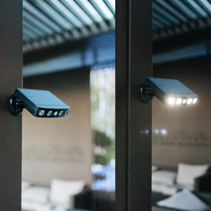 Motion Light Solar with Sensor & Swivel Mount | Wall