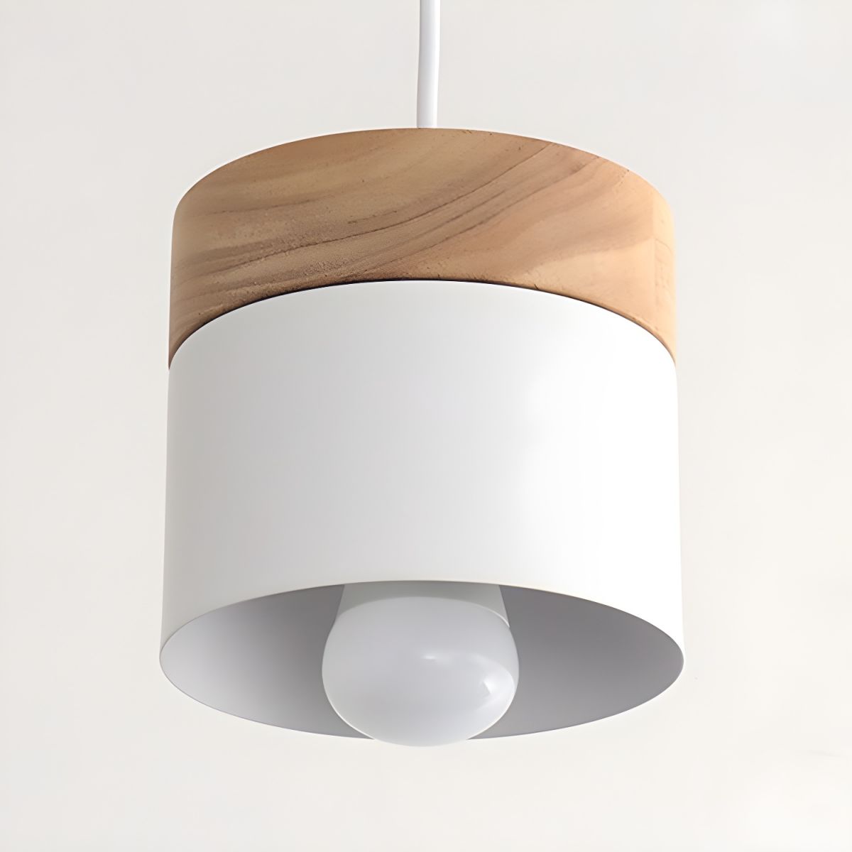 Pendant Light for Dining & Kitchen Room | Wood Top