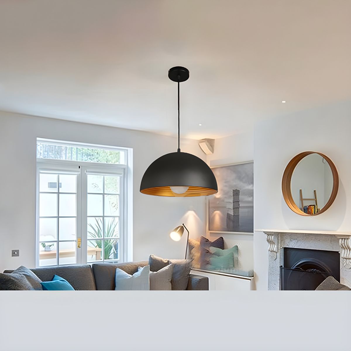 Pendant Light for Kitchen & Dining Room | Dome Shade