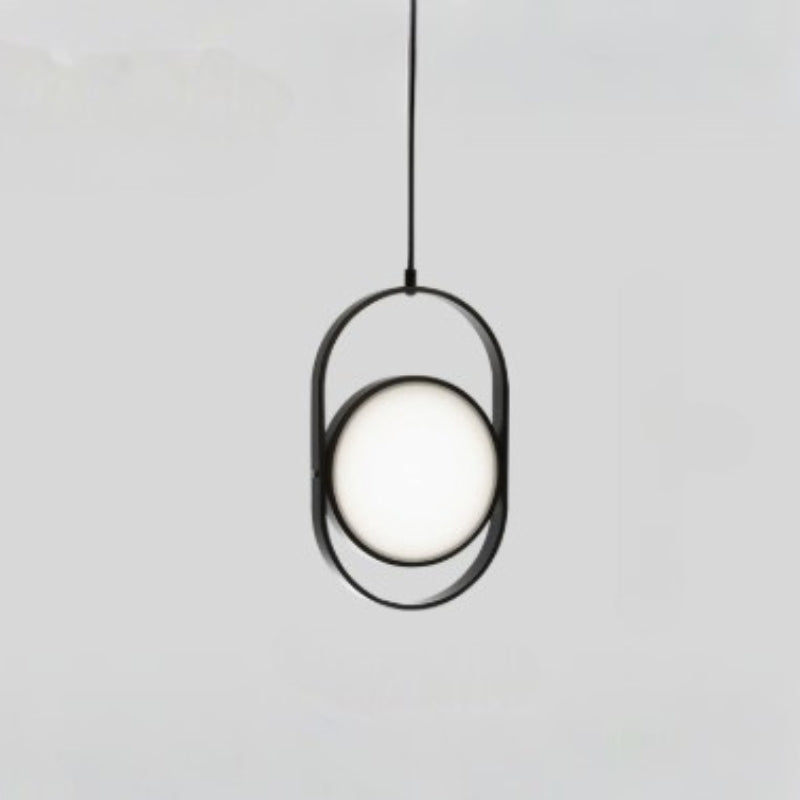 Pendant Light LED with Black Ring Frame | Modern