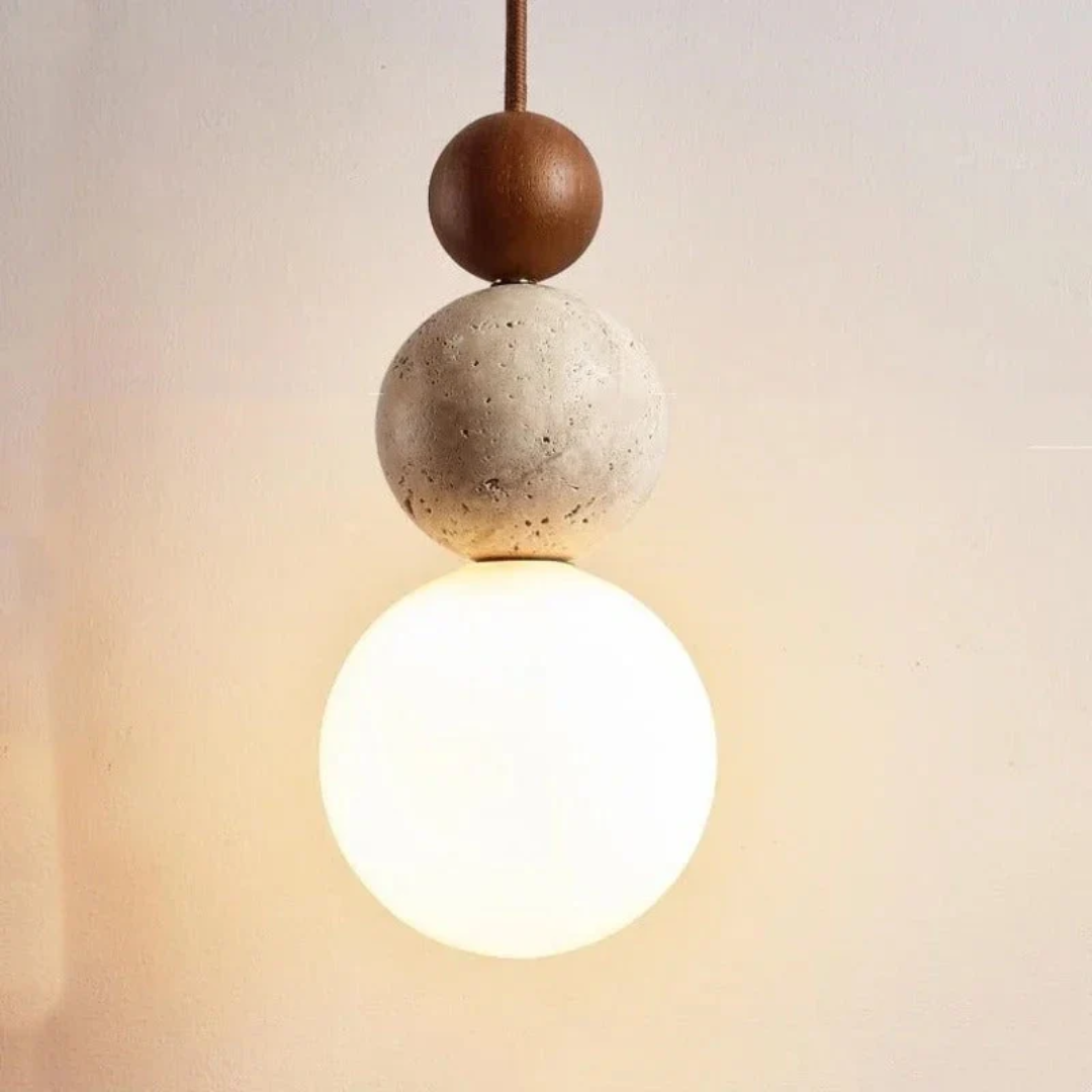 Pendant Light Stacked Sphere Design | 3-Tier