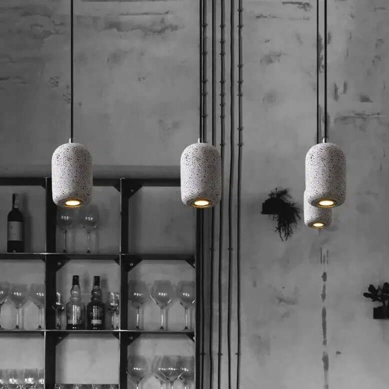 Pendant Light Terrazzo Cylinder for Kitchen | LED
