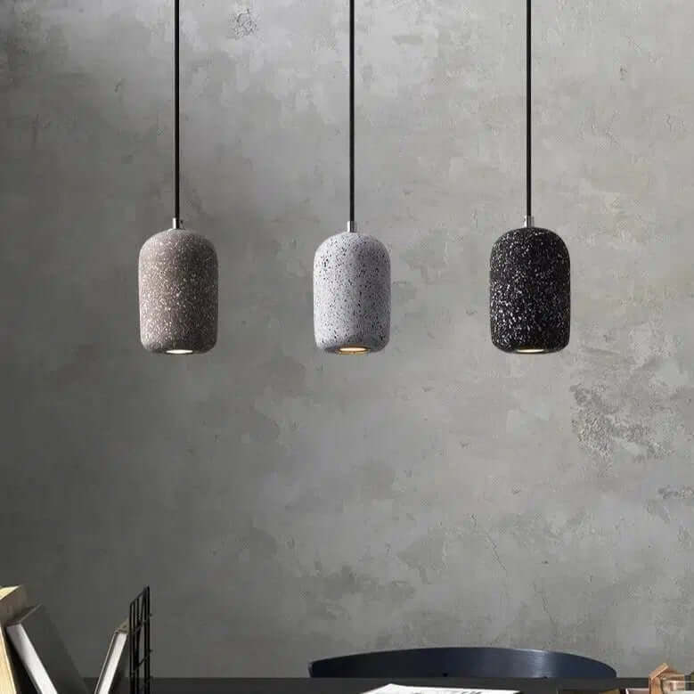 Pendant Light Terrazzo Cylinder for Kitchen | LED