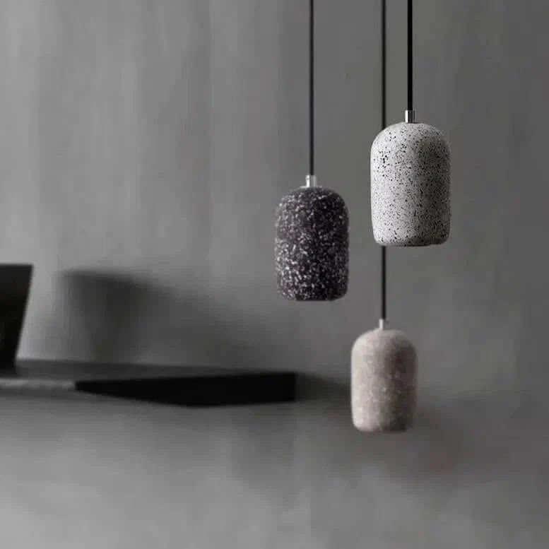 Pendant Light Terrazzo Cylinder for Kitchen | LED