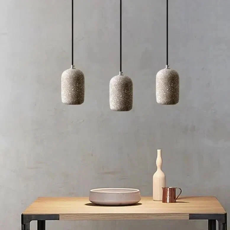 Pendant Light Terrazzo Cylinder for Kitchen | LED