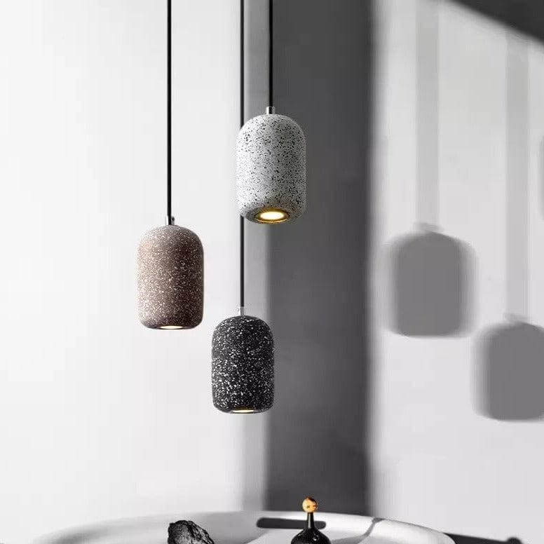 Pendant Light Terrazzo Cylinder for Kitchen | LED