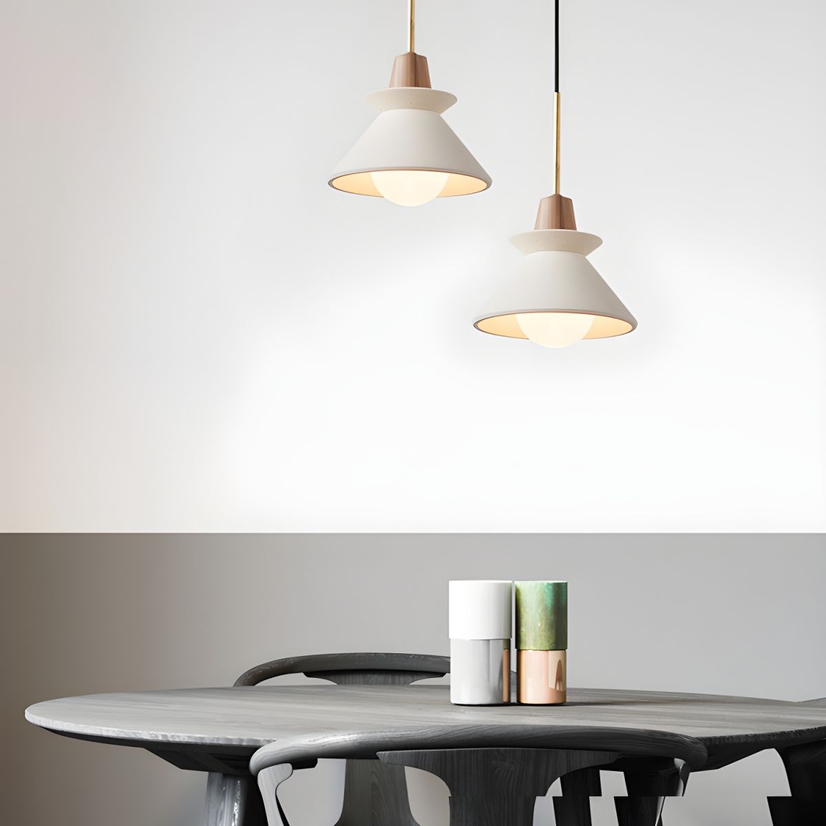 Pendant Light with Cone Shade | Living Room