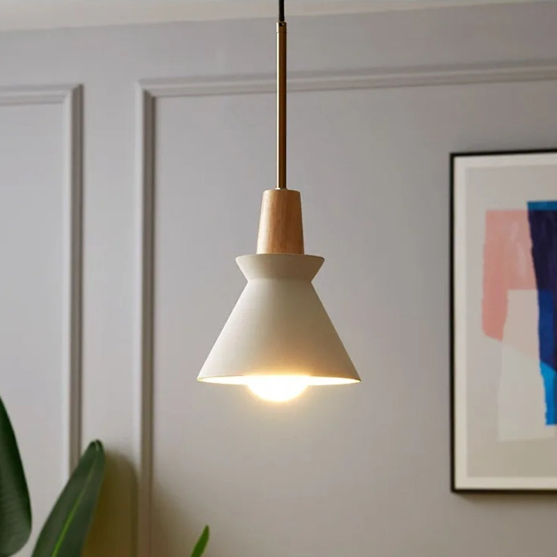Pendant Light with Cone Shade | Living Room