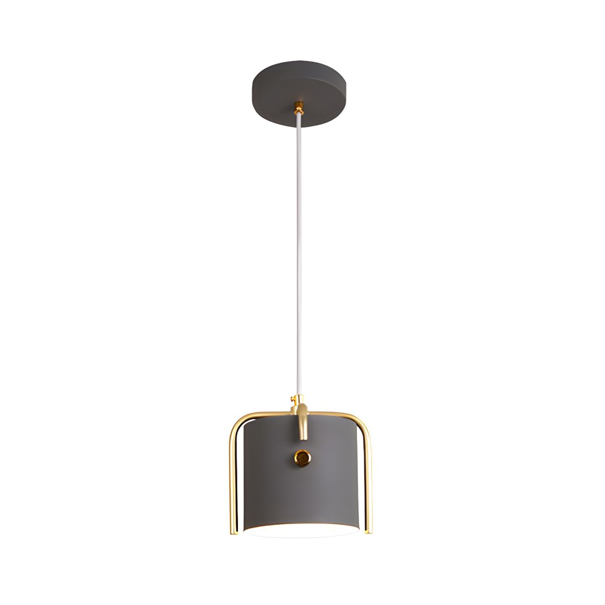 Pendant Light with Drum Shade | Hanging