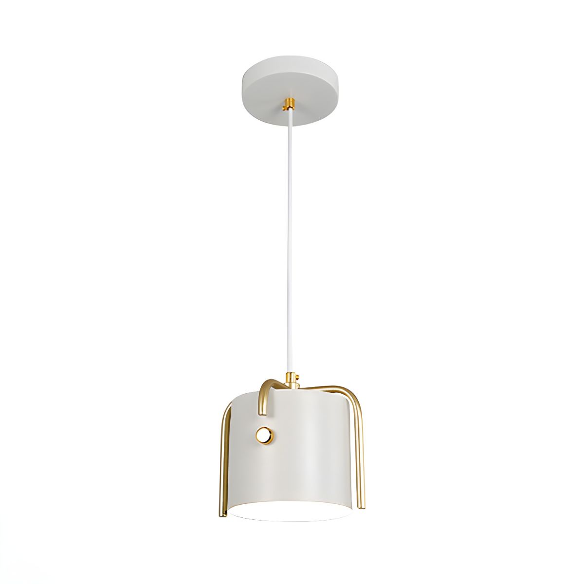 Pendant Light with Drum Shade | Hanging