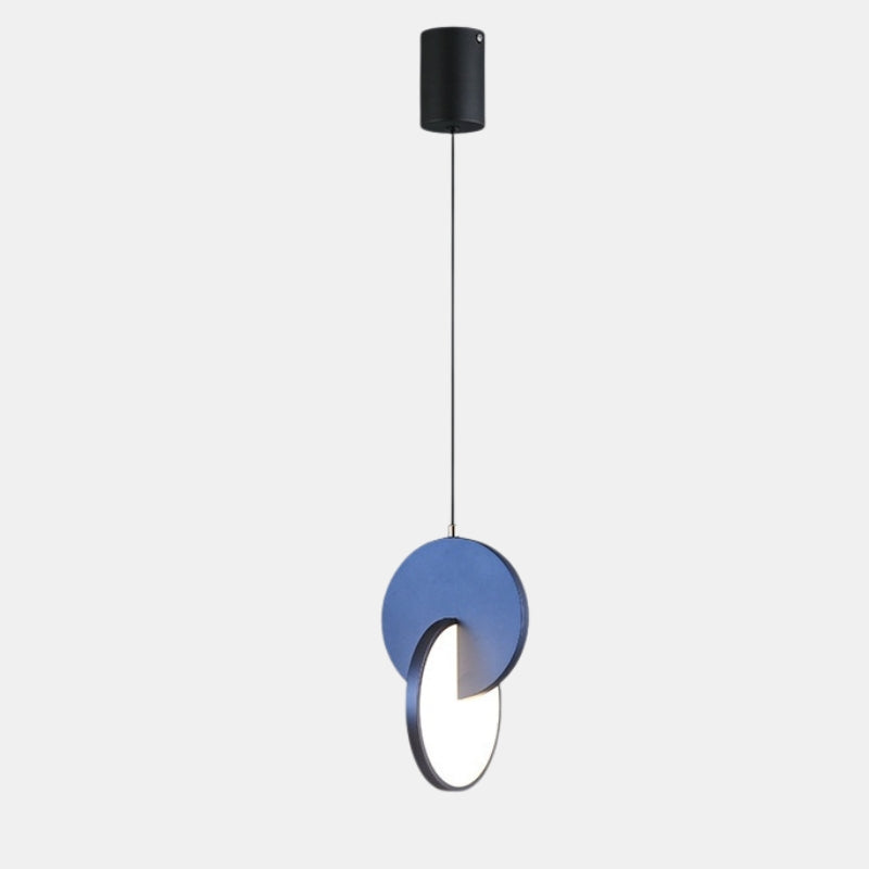 Pendant Light with Overlapping Disc | Bedside & Living Room