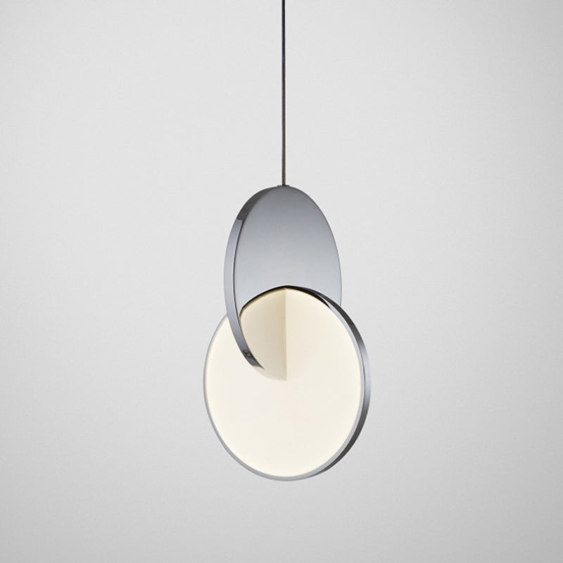 Pendant Light with Overlapping Disc | Bedside & Living Room