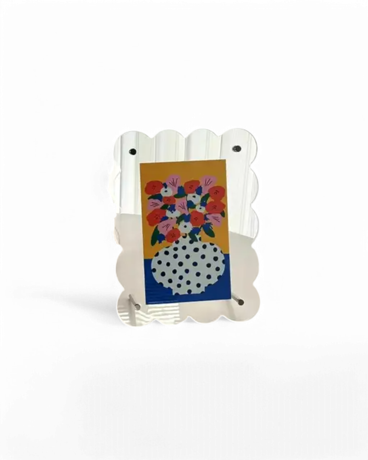 Photo Frame with Scalloped Edge | Acrylic Tabletop