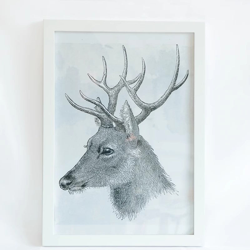Photo Frame with Wood Border for Wall | Decor