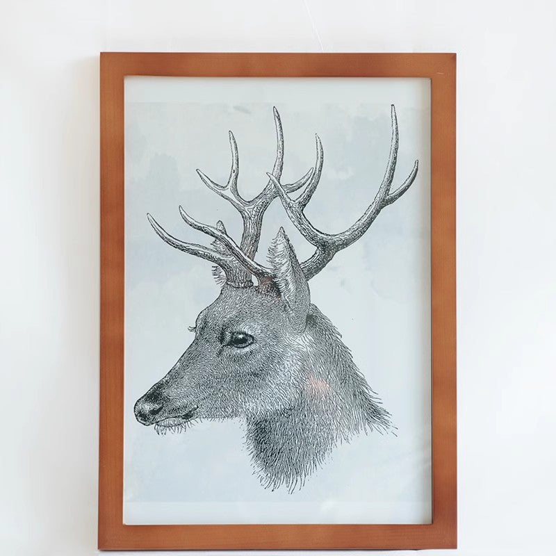 Photo Frame with Wood Border for Wall | Decor