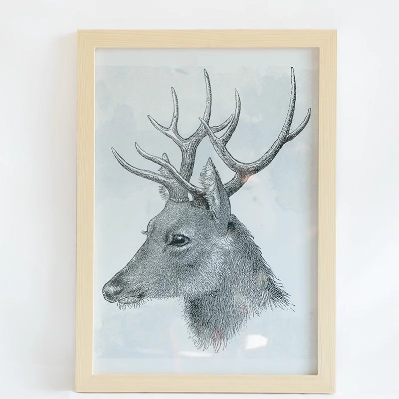 Photo Frame with Wood Border for Wall | Decor