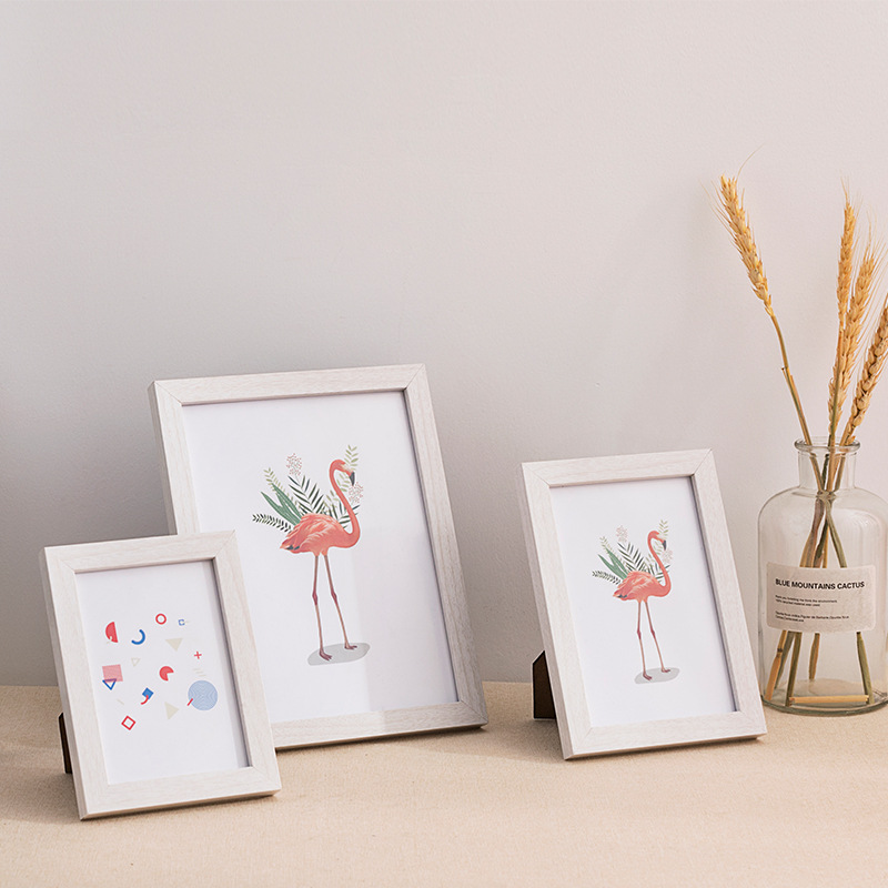 Photo Frame Wood Design with Stand for Tabletop | Decoration