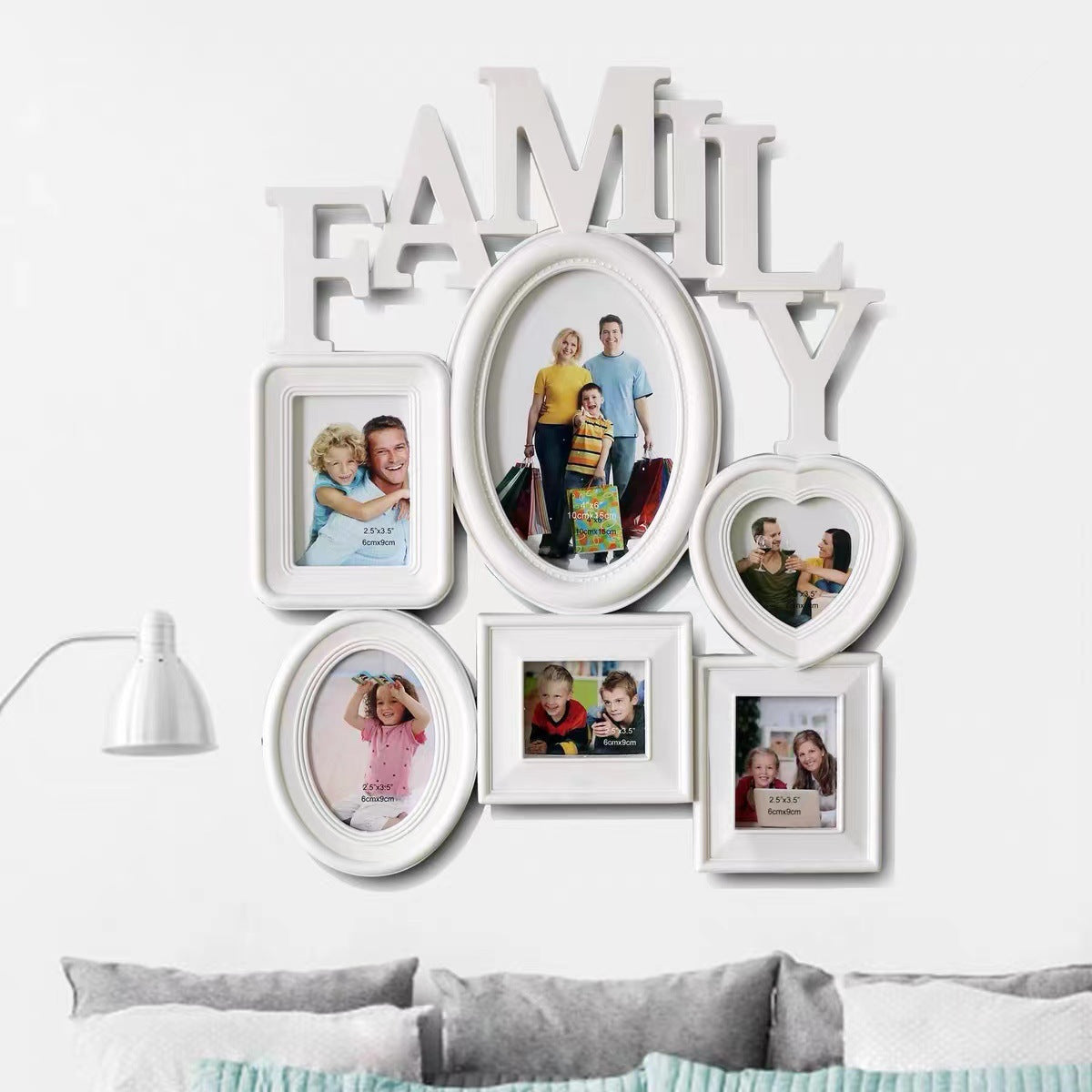 Photo Frames Family Collage with 6 Frames | Wall & Tabletop