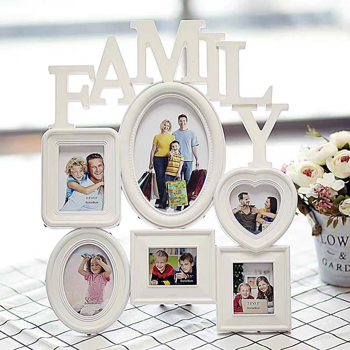 Photo Frames Family Collage with 6 Frames | Wall & Tabletop